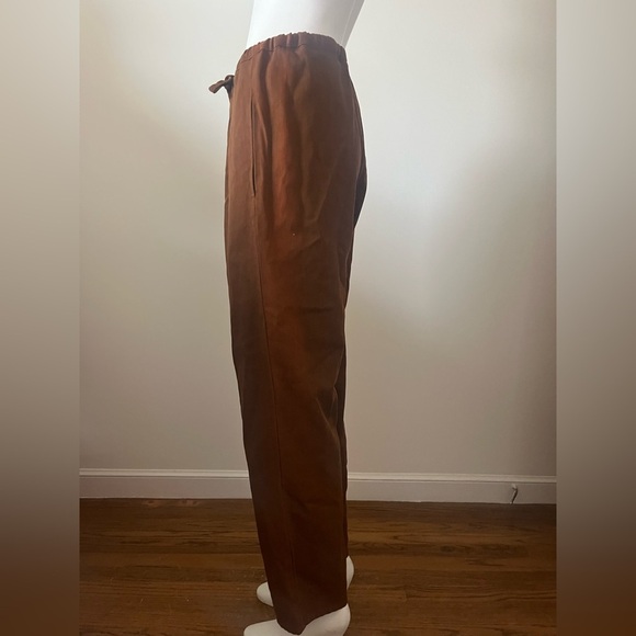 Old Friends Brown Tencel Pants, Made in USA - Picture 7 of 15